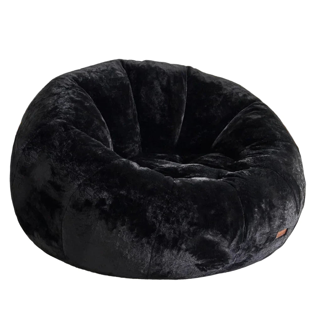 Großer Sitzsack-Stuhl für Erwachsene – Bequeme gefüllte Lounge-Couch zum Lesen, Spielen und Entspannen