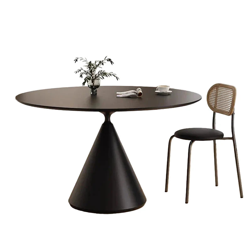 Moderner transparenter Esstisch aus Edelstahl – Ovaler Tisch für Küche, Esszimmer, Café oder Arbeitszimmer
